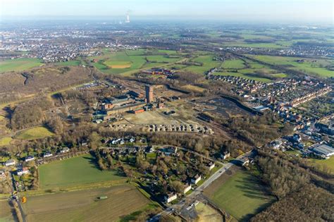 Hamm Von Oben Abri Arbeiten Auf Dem Gel Nde Der Industrie Ruine