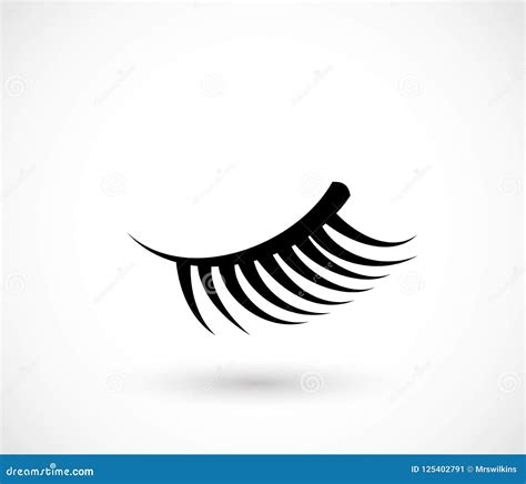 Eyelashes Vector Illustration Beauty Stock Illustration Illustration