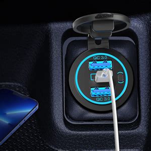 Amazon Newest V Usb Outlet Ouffun W V Usb C Car Charger