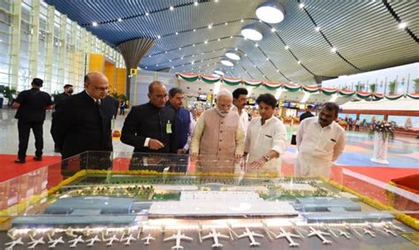 Pm Inaugurates New Integrated Terminal Building Of Chennai Airport In