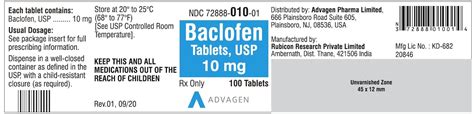 Baclofen Fda Prescribing Information Side Effects And Uses