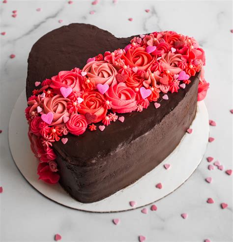 Valentine's-Day-Chocolate-Cake-Decorating-Tutorial-2 - Flour & Floral