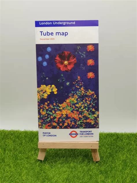 LONDON UNDERGROUND TUBE Map - NEW December 2023 / 24 - 1 Map TFL ...