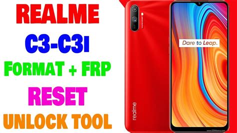 Realme C3 FRP Unlock Realme C3i RMX2020 One Click Format By Unlock