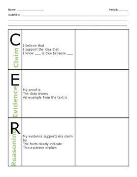 Free Cer Template By Ms Churchs Classroom Tpt