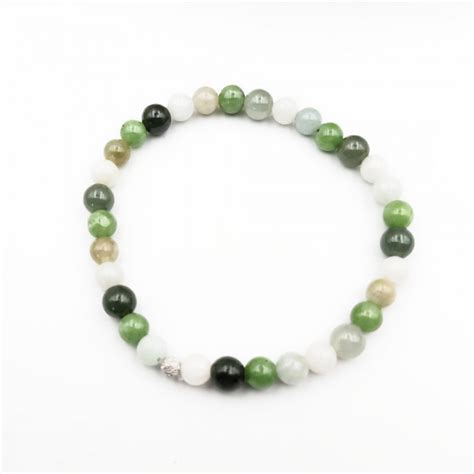 Jade Birmanie N Phrite De Couleurs Bracelet En Perles De Mm