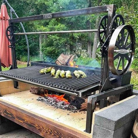 Santa Maria Grill Argentina Gaucho Grill Drop In Unit Etsy Outdoor