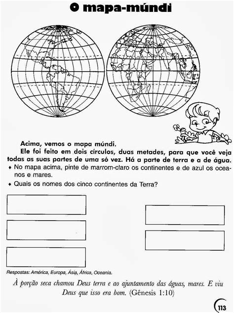 ATIVIDADES DE GEOGRAFIA 5 ANO EXERCÍCIOS ENS FUNDAMENTAL VI PORTAL