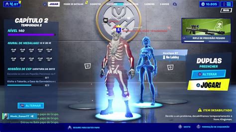 Sala Personalizada Camp Modo Duo Valendo 2 Skin De 800 V Bucks RUMO1K