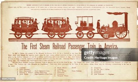 43 First Steam Railroad Passenger Train Stock Photos, High-Res Pictures ...