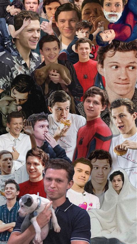 Tom Holland Collage Tom Holland Funny Hd Phone Wallpaper Peakpx