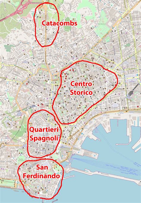 Neapol największe atrakcje mapa plan zwiedzania zabytki