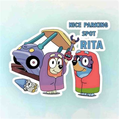 Nice Parking Spot Rita Sticker Etsy
