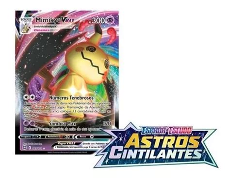 Carta Pokémon Ultra Rara Muita Vida Hp Alto Vmax Copag