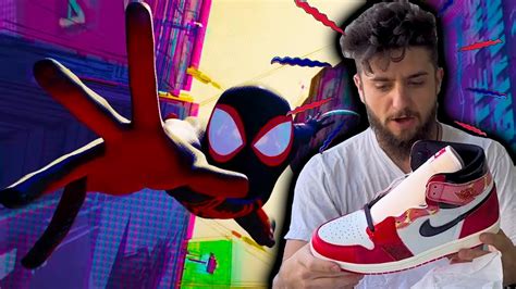 Air Jordan Spiderman Across The Spider Verse Unboxing Youtube