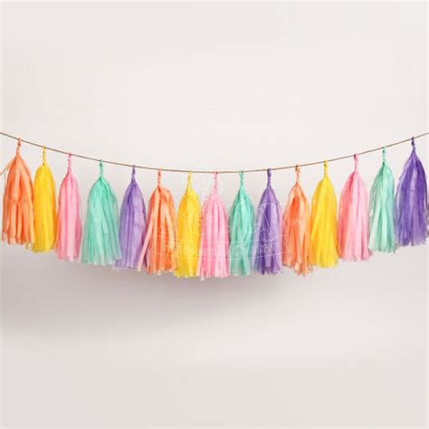 Bright Fun Paper Tassel Garland Decoration Party Wholesale