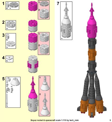 Lego Ideas Soyuz Rocket And Spacecraft