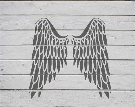 Angel Wings Stencil: Reusable Stencils for Painting and DIY | Etsy