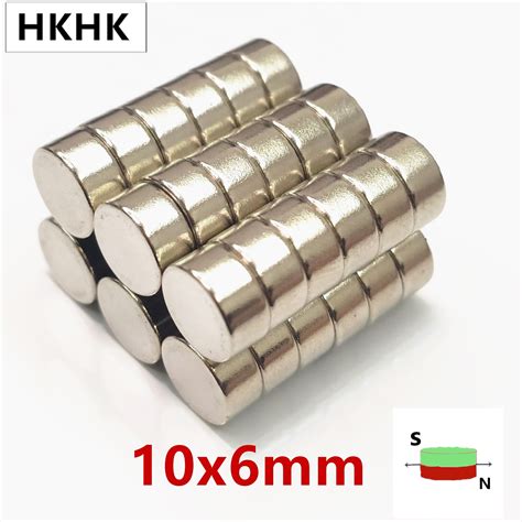 10Mm X 6 Mm Neodymium Magneet 10X6 Super Krachtige Grandado