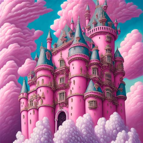 Cloud Castle, Generative AI Illustration Digital Art by Miroslav Nemecek - Fine Art America