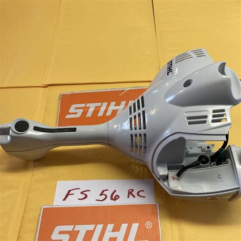 New Genuine Oem Stihl Fs 56 Rc Trimmer Fuel Tank Plastics Top And Bottom Cover Ebay