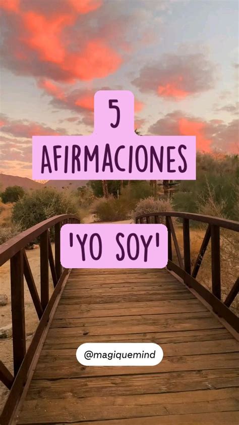 5 Afirmaciones Yo Soy Afirmaciones Positivas Diarias Afirmaciones Positivas Afirmaciones