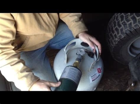 How To Refill Lb Propane Tanks Youtube