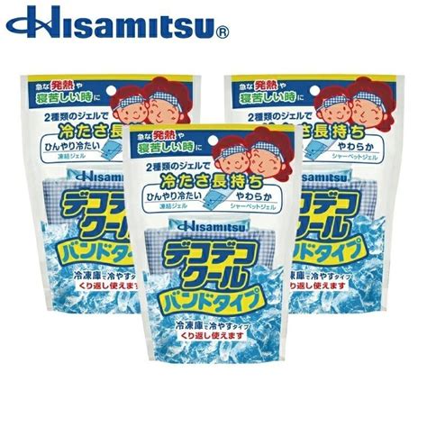 【冷却バンドタイプ】デコデコクール バンドタイプ 3個セット 冷却ジェル 風邪 熱 風邪対策 暑さ対策 熱中症対策グッズ 熱中症 熱中症対策