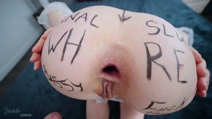 Natalie Flowers Anal Examination Cum On My Wide Open Ass