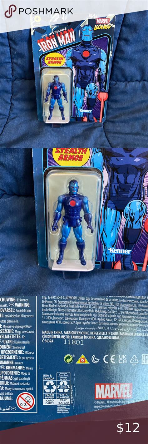 Marvel Legends The Invincible Iron Man Stealth Armor Kenner Figure Kenner Figure Shop Iron Man