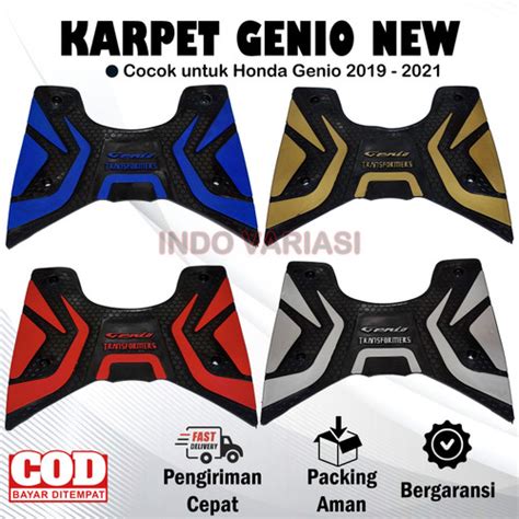 Jual Karpet Motor Genio Keset Pijakan Alas Kaki Honda Bordes Bahan