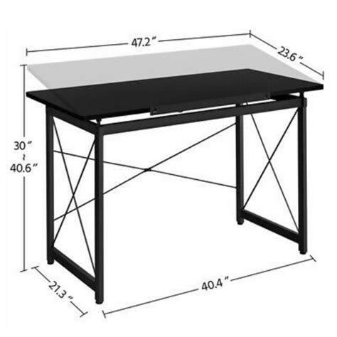 large tilting architectural drafting drawing table desk par masters