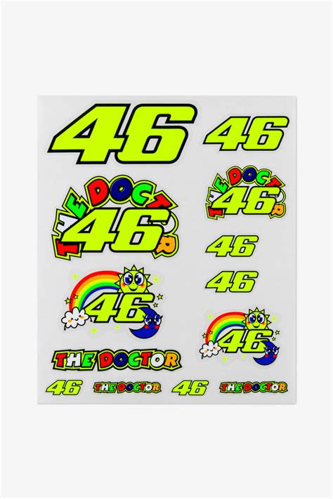 VR46 OFFICIAL APPAREL / ACCESSORIES / STICKERS