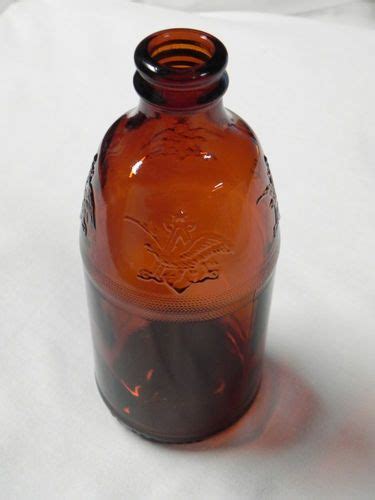 Details About Vintage Amber Anheuser Busch Beer Bottle Eagle A With