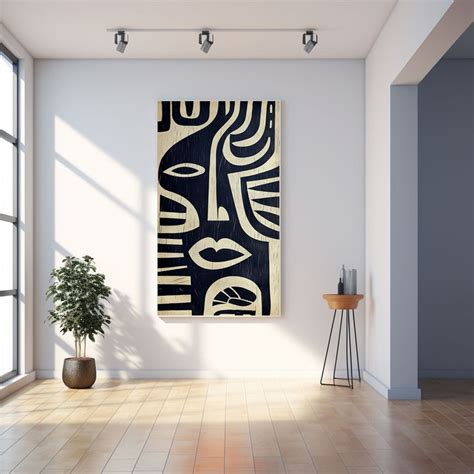 African Art Poster African Abstract Wall Art Gift for African African Paint Abstract Art Unique ...