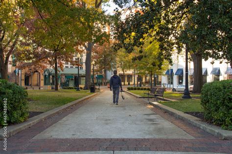 Exploring the popular locations in downtown Memphis, Tennessee Stock ...