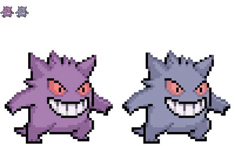 Custom Sprite - Gengar (Pokemon) by BluefireProduction on DeviantArt