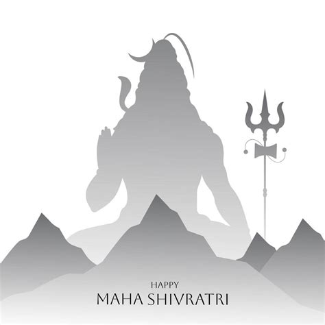 Happy Maha Shivaratri Social Media Post Design 18877189 Vector Art at Vecteezy