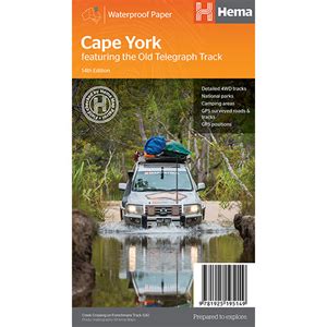 Cape York Map by HEMA - Wide Range of Touring Maps to Keep Your ...