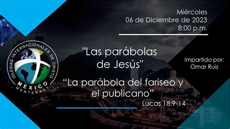 La parábola del fariseo y el publicano Lucas 18 9 14 impartido por