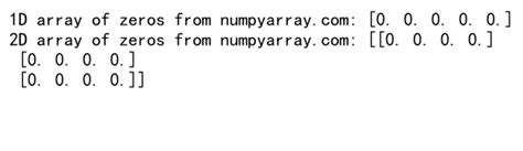 Mastering Numpy A Comprehensive Guide To Ones And Zeros Arrays Numpy Array