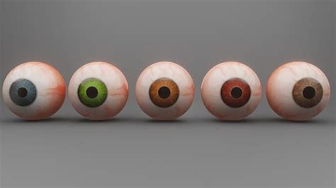 3D model realistic procedural eyes for blender VR / AR / low-poly | CGTrader