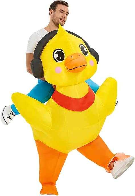 Amazon Kooy Inflatable Duck Costume Ride On Duck Costume Adult