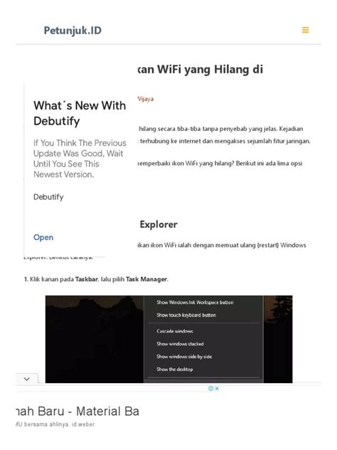 5 Cara Mengembalikan Wifi Yang Hilang Di Windows 10 Pdf