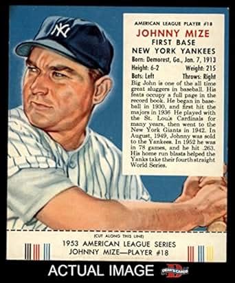 Amazon Red Man Al Johnny Mize New York Yankees Baseball