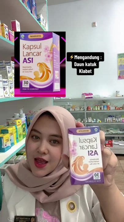 Lanacar Asi Ekstrak Daun Katuk Kapsul Lancar Asi Obat Pelancar Asi Ibu