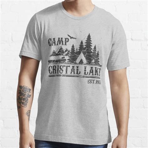 Camp Crystal Lake Shirt Friday The 13th T Shirt Vintage Horror Movie