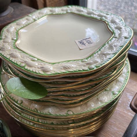 Greencream Dishes Set Of 16 Mayflower Mercantile