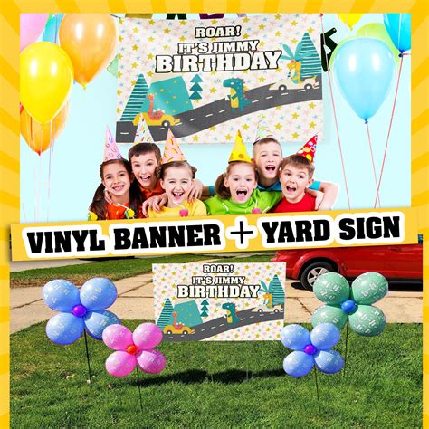 Birthday Yard Signs Personalized Birthday Yard Sign Happy Etsy