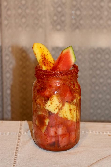 Delicious Fruit Cup With Chamoy And Tajin